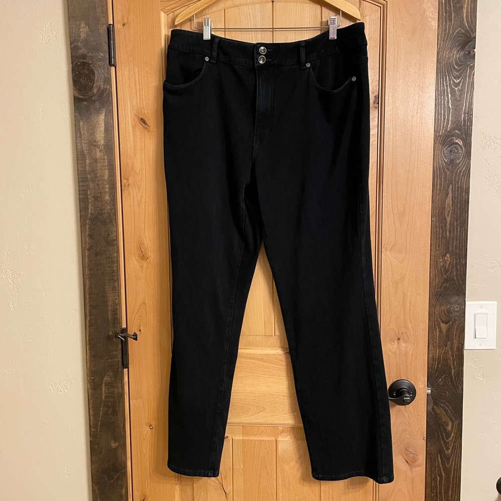Coldwater creek dark blue wash jeans - like new